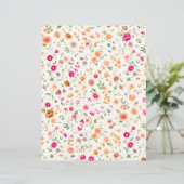 Cute Wild flower Patterned Scrapbook Paper (スタンド正面)