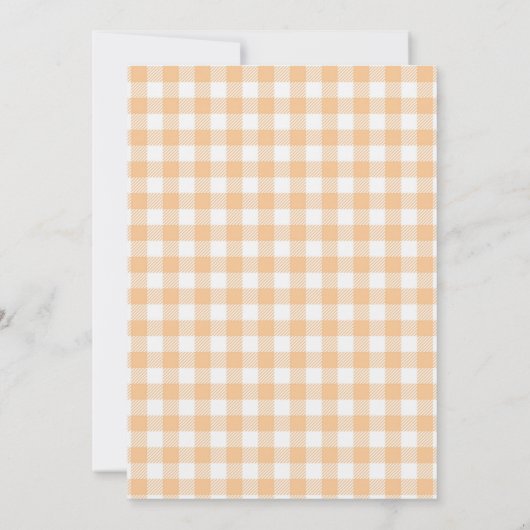 Cute Wild One Safari Animals e Baby Shower 招待状 (裏面)