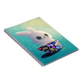 Cute Wildlife Of Spring Guardian: Bunny in Bloom  ノートブック (右側)