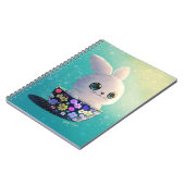 Cute Wildlife Of Spring Guardian: Bunny in Bloom  ノートブック (左側)