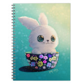 Cute Wildlife Of Spring Guardian: Bunny in Bloom  ノートブック (正面)