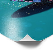 Cute Wildlife Of Spring Guardian: Bunny in Bloom フォトプリント (角)