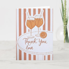 Cute Wine Lover Gift Thank You Love Bridesmaid カード