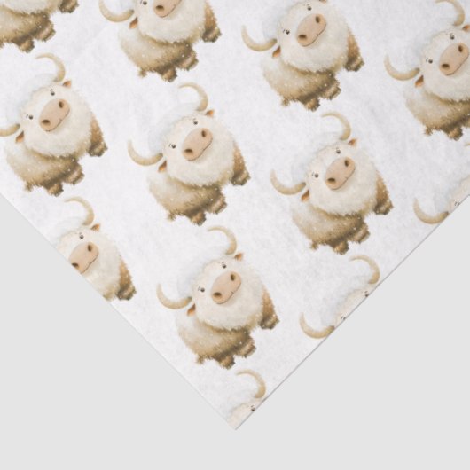 Cute Winter Arctic Cow 薄葉紙 (詳細)