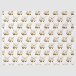 Cute Winter Arctic Cow 薄葉紙