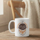 Cute winter - Autumn mug - Acorn mug コーヒーマグカップ