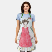 Cute Winter Fairy Apron エプロン (着用した状態)