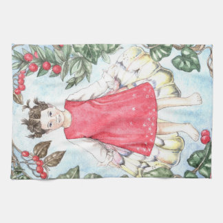 Cute Winter Fairy Kitchen Towel キッチンタオル