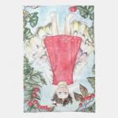 Cute Winter Fairy Kitchen Towel キッチンタオル (縦)