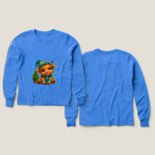 Cute Winter Highland Cow Christmas Art – Cozy Baby (デザイン 正面＆背面)