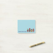 Cute Winter Post It Notes | Winter Birds  ポストイット (デスク上)