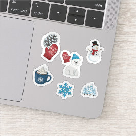 Cute Winter Wonderland Sticker Pack シール