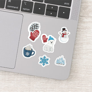 Cute Winter Wonderland Sticker Pack  シール