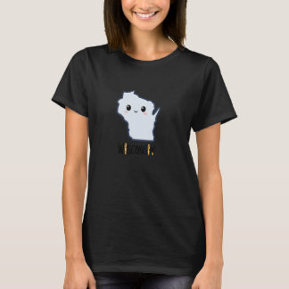 Cute Wisconsin Smily Face Vintage Retro Design Che Tシャツ