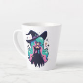 Cute Witch カフェラテマグ (左アングル)