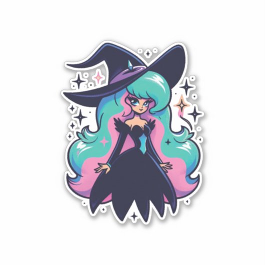 Cute Witch シール (正面)