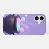 Cute Witch Cauldron Pastel Halloween Case iPhone 16ケース (裏面横)