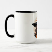 Cute Witch Coffee Mug | Cozy Autumn Aesthetic Hall マグカップ (左)