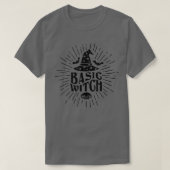 Cute Witch Hat Basic Witch Spooky Season Funny Hal Tシャツ (デザイン正面)