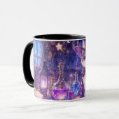 Cute Witch Kitten Mug マグカップ (正面左)