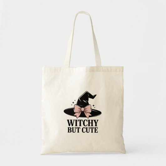 Cute Witchy Halloween トートバッグ (正面)