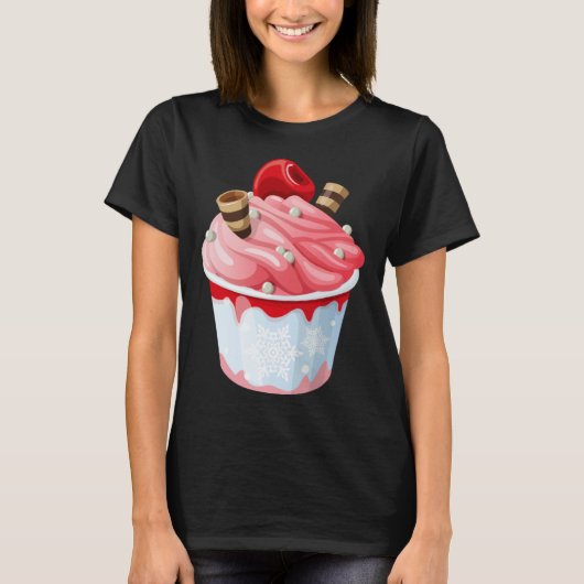 Cute with Motif Ice Cream Tシャツ (正面)