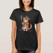 Cute Wizard Cat Magical Kitten Video Game Gamer Ca Tシャツ (正面)