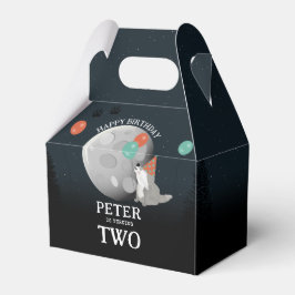 Cute Wolf Pack Woodland Moon Howling Birthday フェイバーボックス