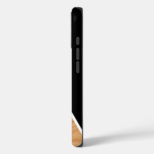 Cute Wood and Black Personalized  Case-Mate iPhoneケース (裏面 / 左)