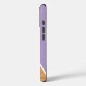Cute Wood and Purple Personalized  Case-Mate iPhoneケース (裏面 / 左)