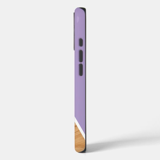 Cute Wood and Purple Personalized  Case-Mate iPhoneケース (裏面 / 左)