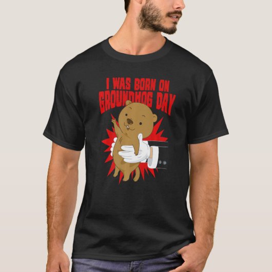 Cute Woodchuck Groundhog Day Tシャツ (正面)