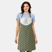 Cute Wooden Rocking Horse エプロン (着用した状態)