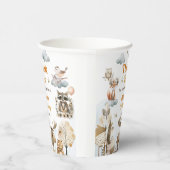 Cute Woodland Animals 1st Birthday Party Paper Cup 紙コップ (右)