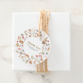 Cute Woodland Forest Animals Baby Shower フェイバータグ (インサイチュ)