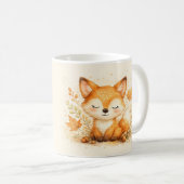 Cute Woodland Fox Mug コーヒーマグカップ (正面右)