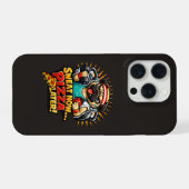 Cute Workout Dog T-Shirt for Fitness & Pizza Lover iPhoneケース (裏面横)