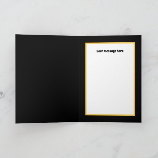 Cute World's greatest bus driver add message  カード (内部)