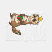 Cute Year Of The Horse Zodiac Chinese New Year 202 フリースブランケット (正面(横))