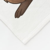 Cute Year Of The Horse Zodiac Chinese New Year 202 フリースブランケット (角)