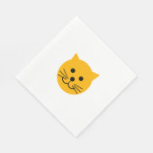 Cute yellow cat スタンダードランチョンナプキン (角)