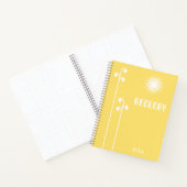 Cute yellow Notebook ノートブック (内部)