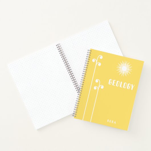 Cute yellow Notebook ノートブック (内部)