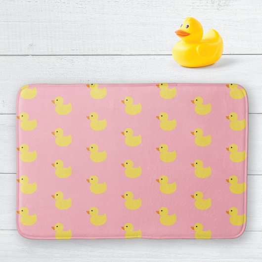 Cute Yellow Rubber Ducks  バスマット