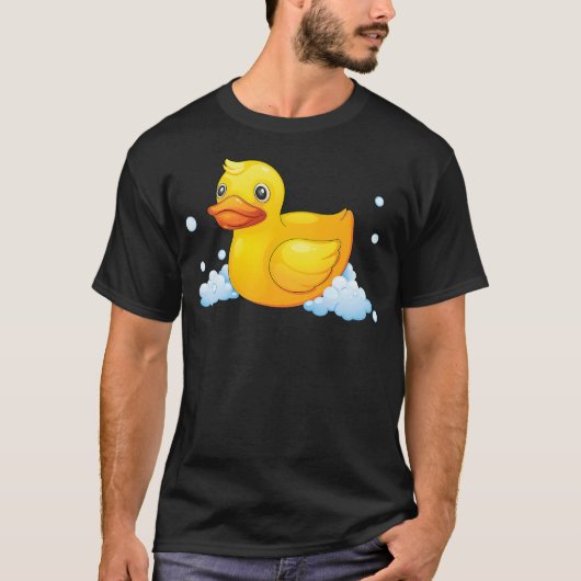 Cute Yellow Rubber Ducky - Duck tshirt Duckie shir Tシャツ (正面)