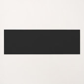 Cute Yoga Mat Yogi Modern Unique Meditation Black ヨガマット (裏面(横))