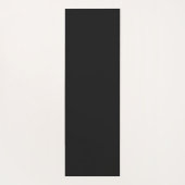 Cute Yoga Mat Yogi Modern Unique Meditation Black ヨガマット (裏面)