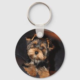 Cute Yorkie Yorkshire Terrier Dog Keychain キーホルダー