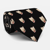 Cute Yorkie, Yorkshire Terrier, Dog, Pet Neck Tie ネクタイ (ロール)