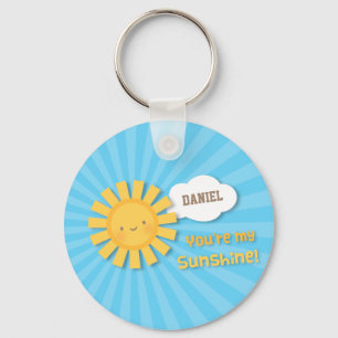 Cute You Are My Sunshine ありがとうギフト キーホルダー